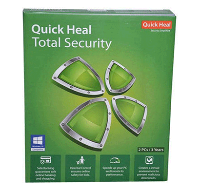 quick heal total security 2 user version 2016-17 3 year